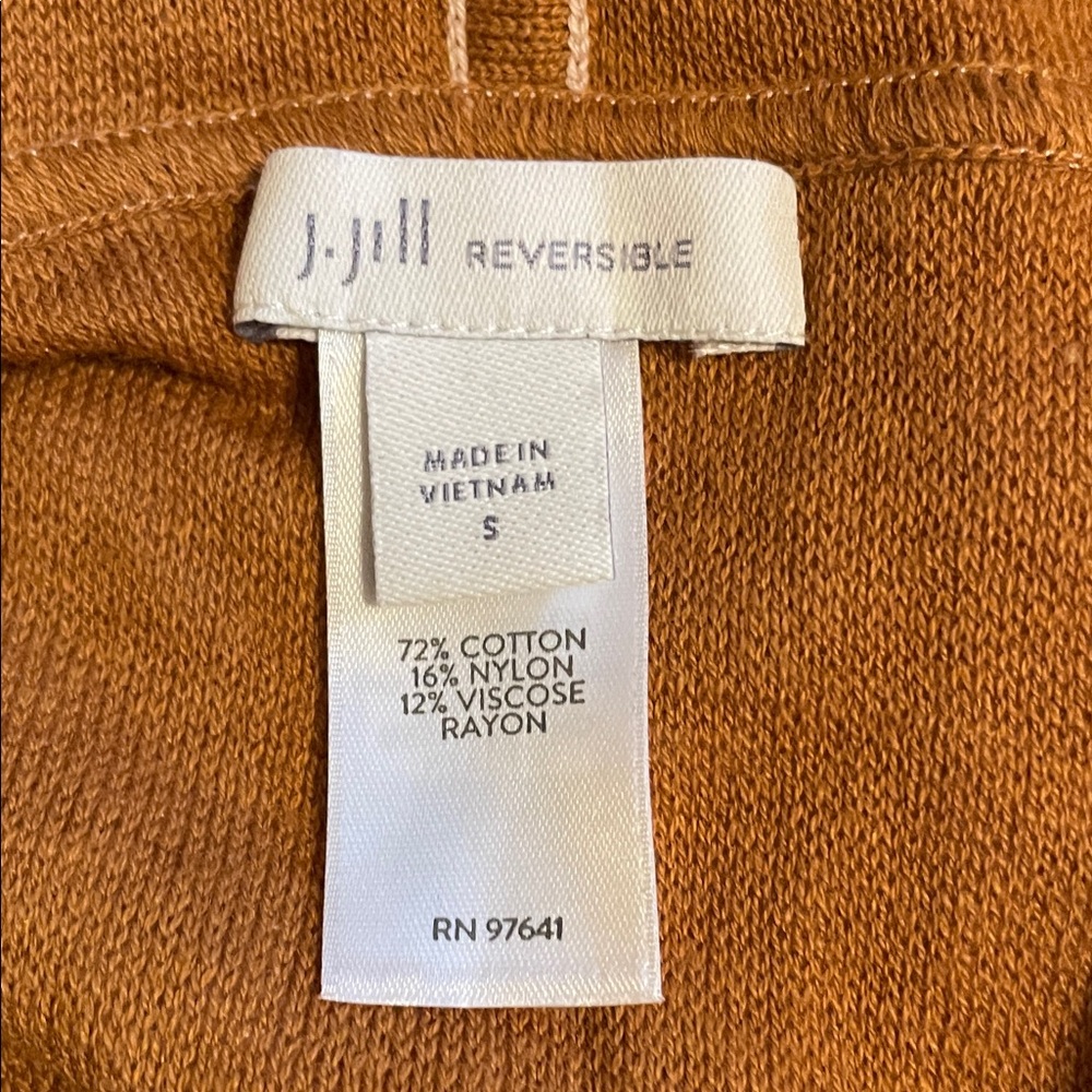 J. Jill Camel Hooded Sweater - Picture 5 of 6